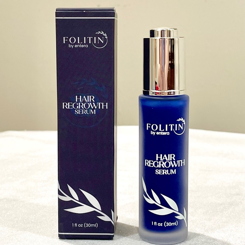 Folitin Hair Regrowth Serum Entera Skincare Restore Hair Loss Peptides